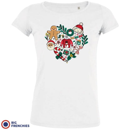 Christmas Heart Women's Organic Tee