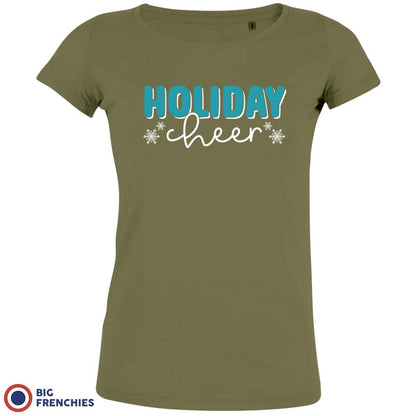 Holiday Cheer Christmas Women's Organic Cotton Tee