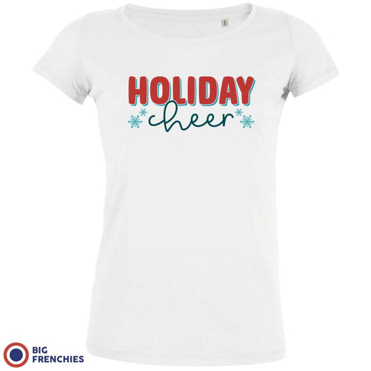 Holiday Cheer Christmas Women's Organic Cotton Tee