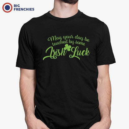 May Your Day Be Touched by Some Irish Luck Men's Organic Cotton Tee