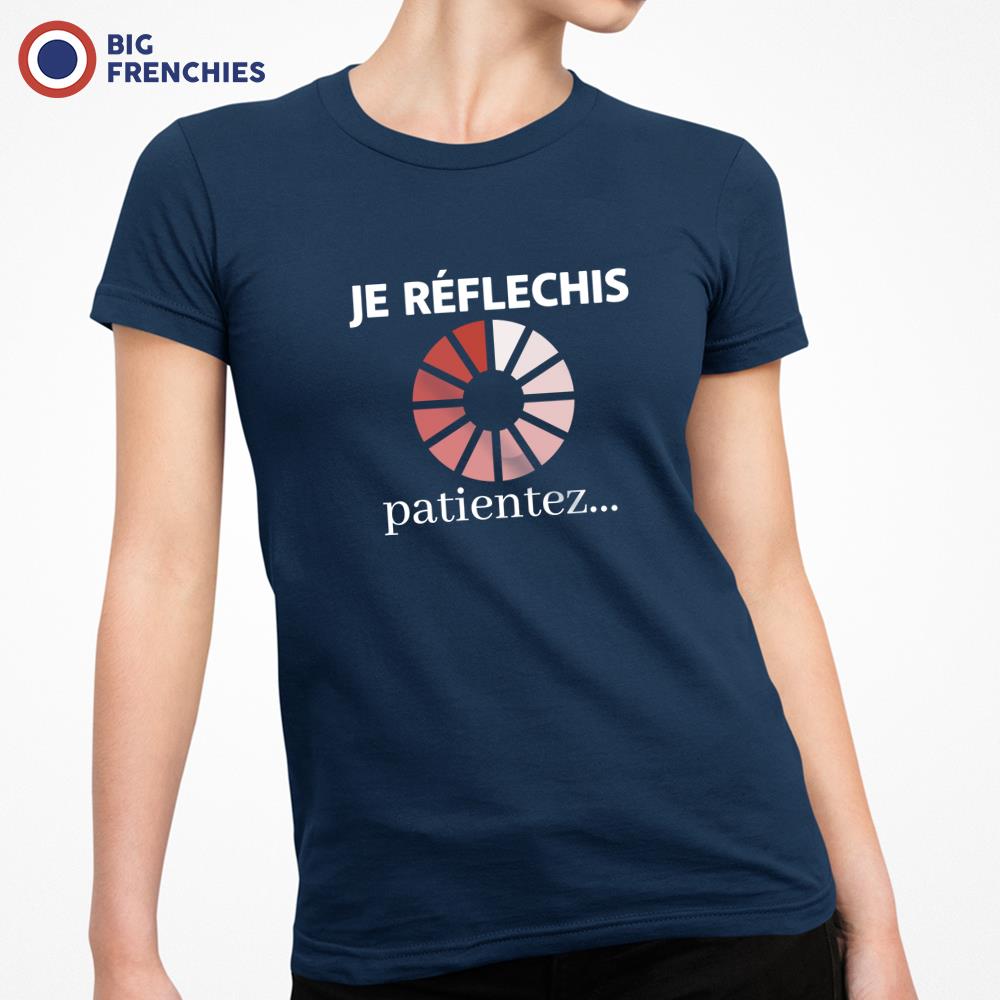 Je Réfléchis Patientez Women's Organic Cotton Tee
