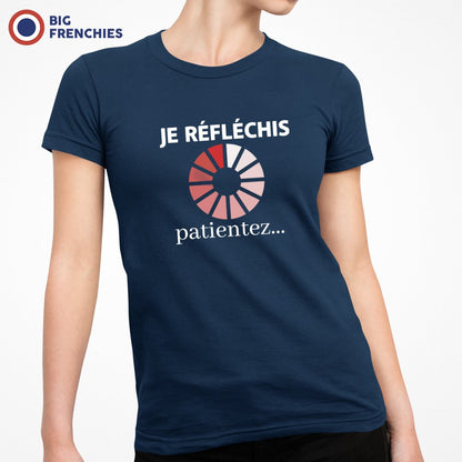 Je Réfléchis Patientez Women's Organic Cotton Tee