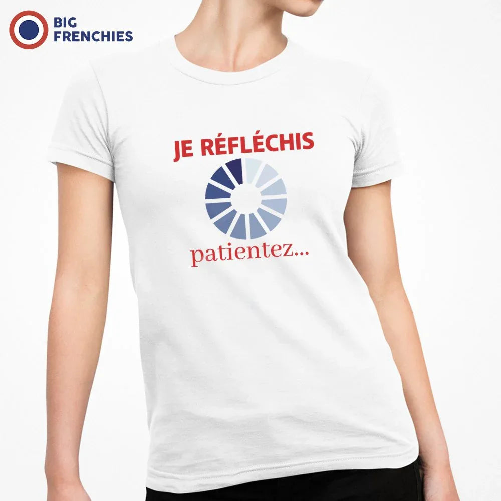 Je Réfléchis Patientez Women's Organic Cotton Tee