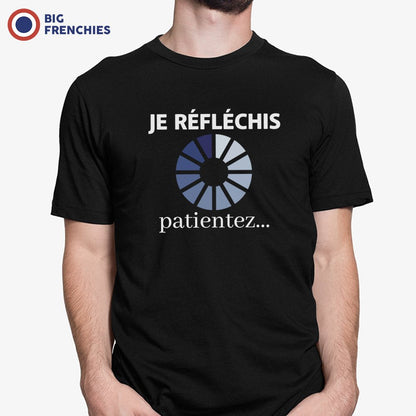 Je Réfléchis Patientez Men's Organic Cotton Tee