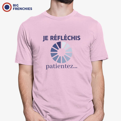 Je Réfléchis Patientez Men's Organic Cotton Tee