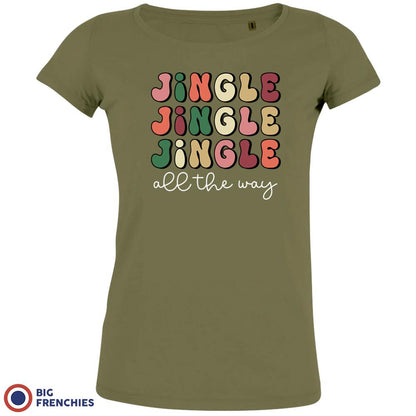 Jingle All The Way Christmas Women's Organic Cotton Tee