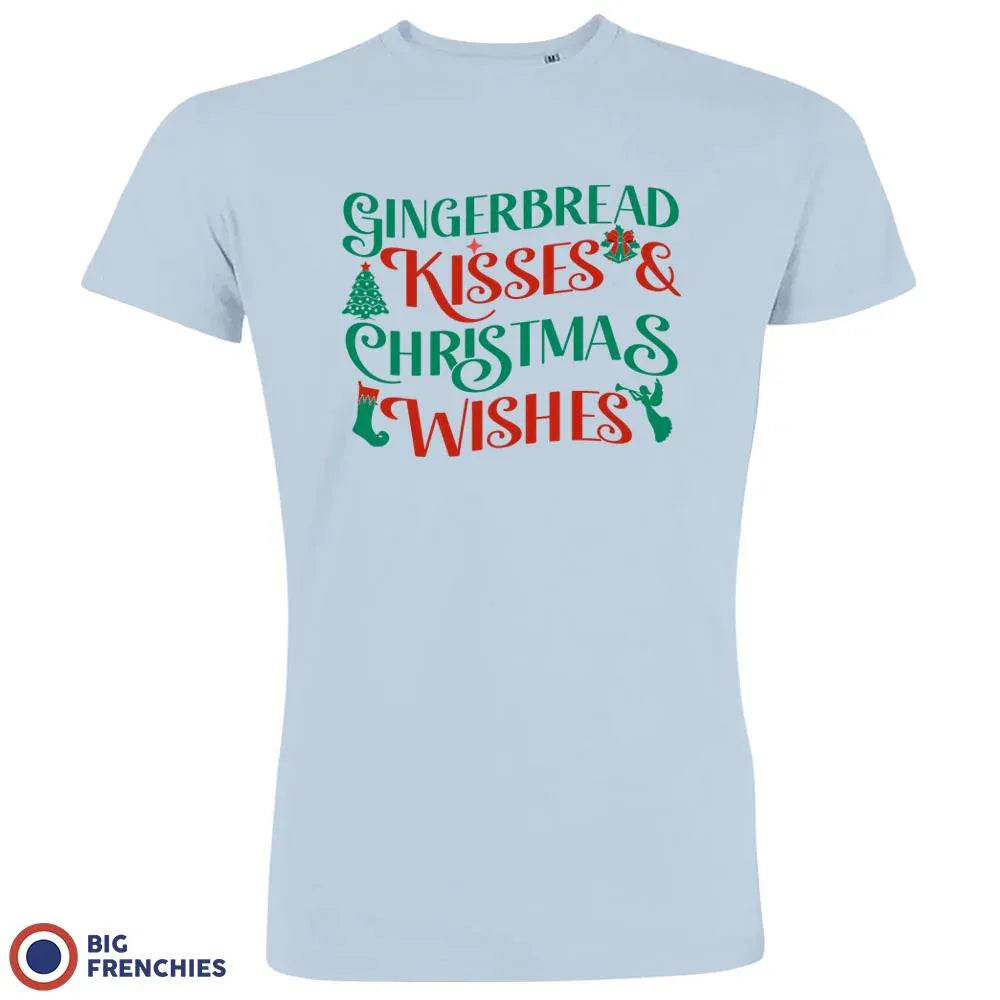 Gingerbread Kisses & Christmas Wishes Men's Organic Cotton Tee
