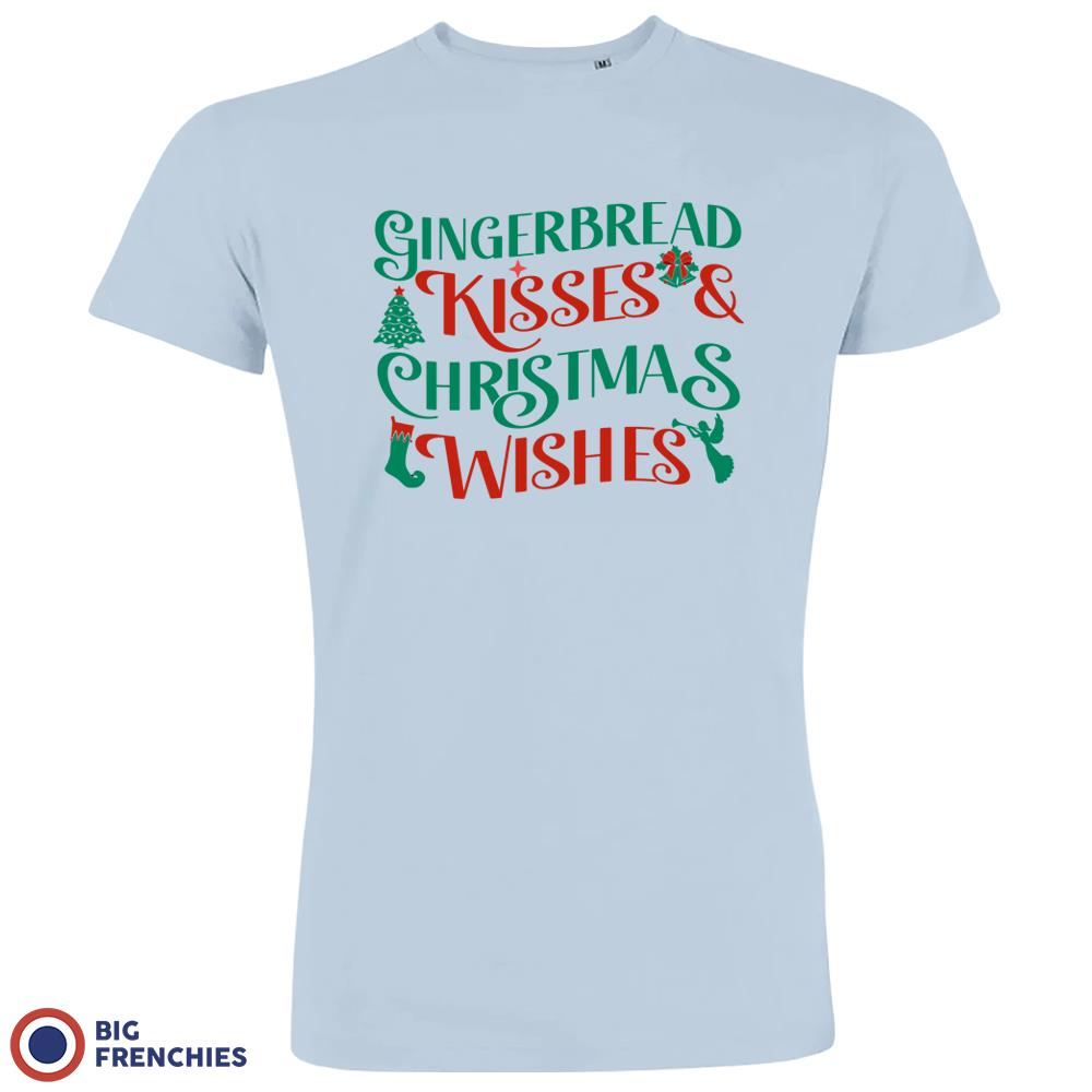 Gingerbread Kisses & Christmas Wishes Men's Organic Cotton Tee