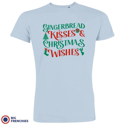 Gingerbread Kisses & Christmas Wishes Men's Organic Cotton Tee