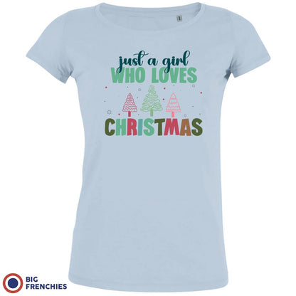 Just A Girl Who Loves Christmas Women's Organic Cotton Tee