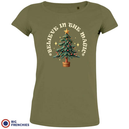 Believe In The Magic Christmas Women's Organic Cotton Tee