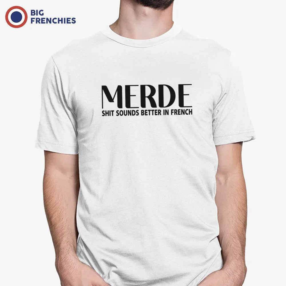 M S Sounds Better In French Men's Organic Cotton Tee