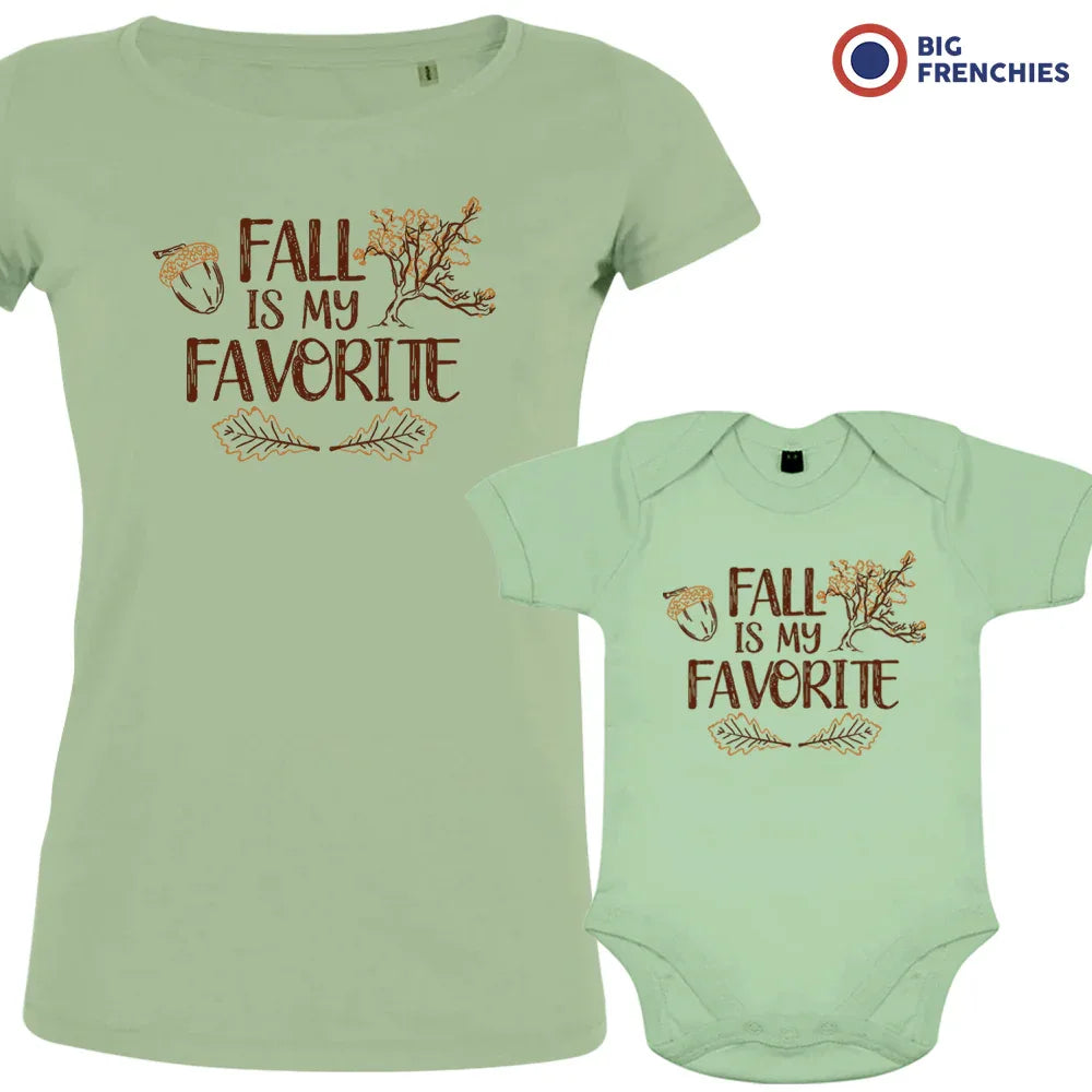 Fall Is My Favorite Mom and Child Organic Cotton family Set (Set of 2)