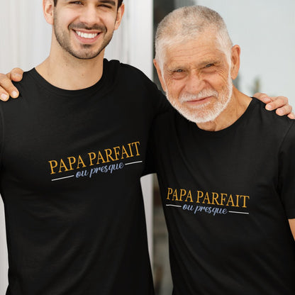 Papa Parfait ou Presque Men's Organic Cotton Tee