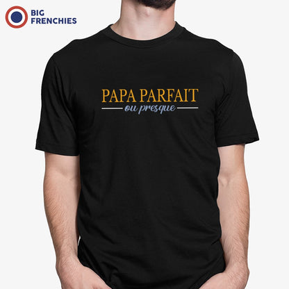 Papa Parfait ou Presque Men's Organic Cotton Tee