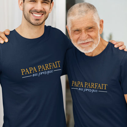 Papa Parfait ou Presque Men's Organic Cotton Tee