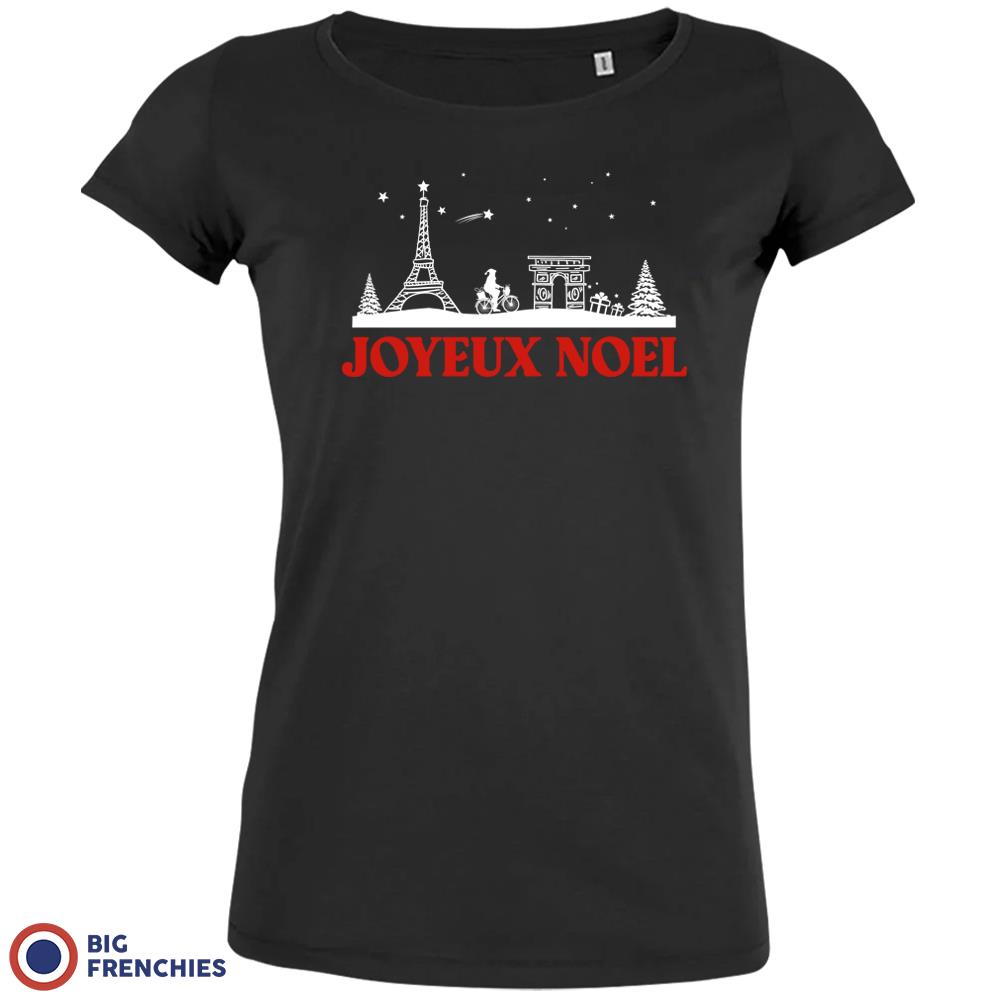 Joyeux Noël Paris Christmas Women's Organic Cotton Tee