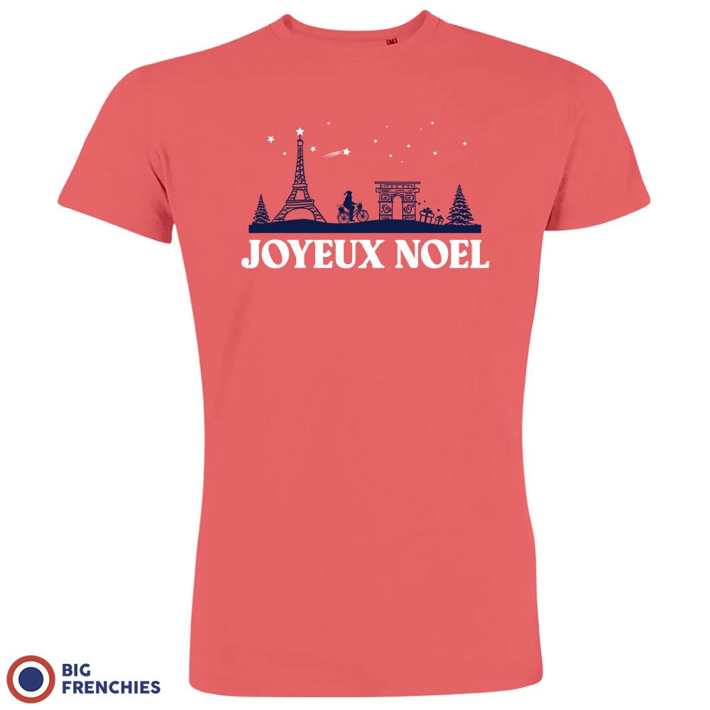 Joyeux Noël Paris Christmas Men's Organic Cotton Tee