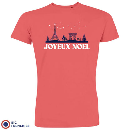 Joyeux Noël Paris Christmas Men's Organic Cotton Tee