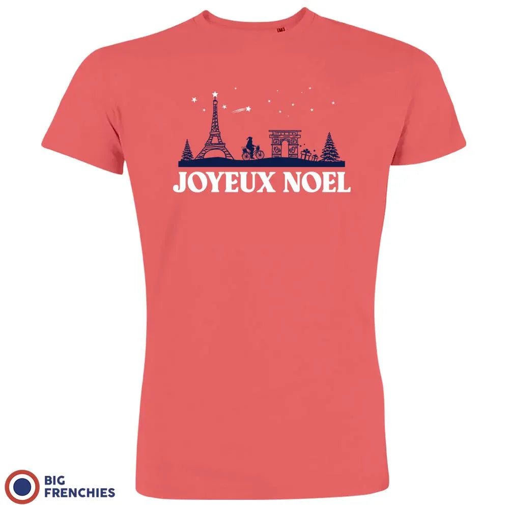 Joyeux Noël Paris Christmas Men's Organic Cotton Tee