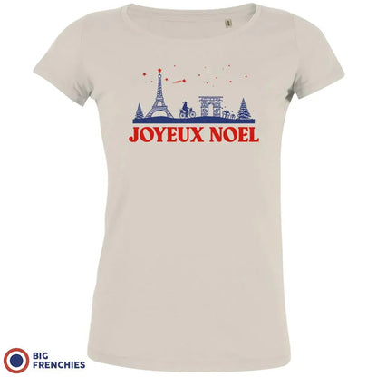 Joyeux Noël Paris Christmas Women's Organic Cotton Tee