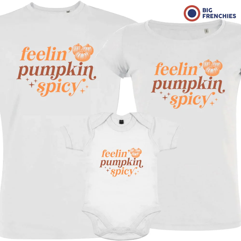 Feeling Pumpkin Spicy Matching Organic Cotton Family Set (Set of 3)