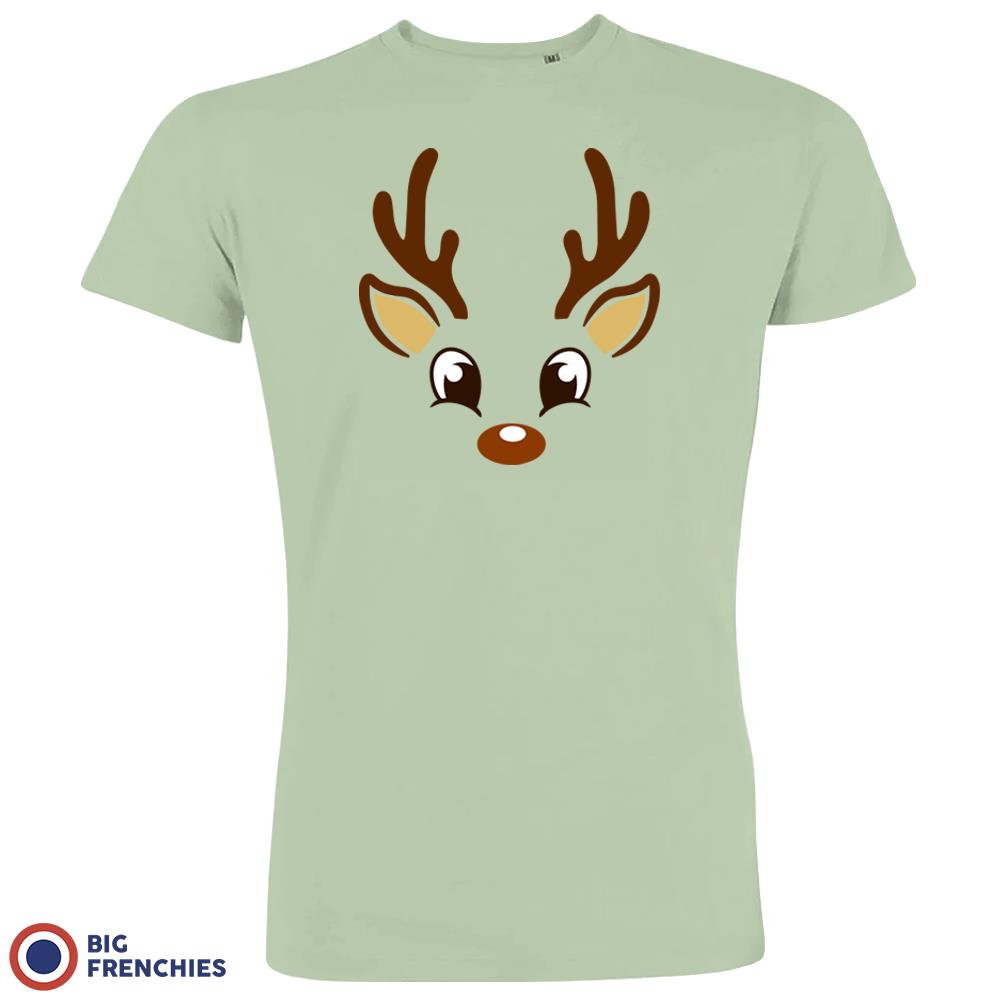Reindeer Christmas Men's Organic Cotton Tee