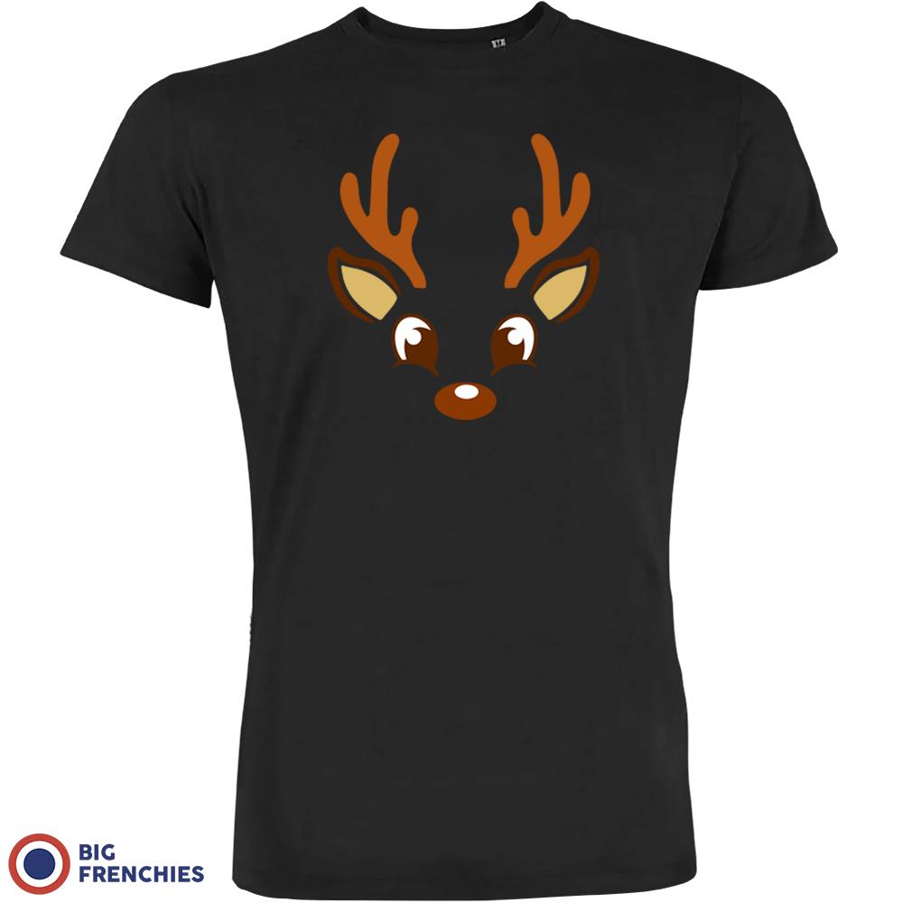 Reindeer Christmas Men's Organic Cotton Tee