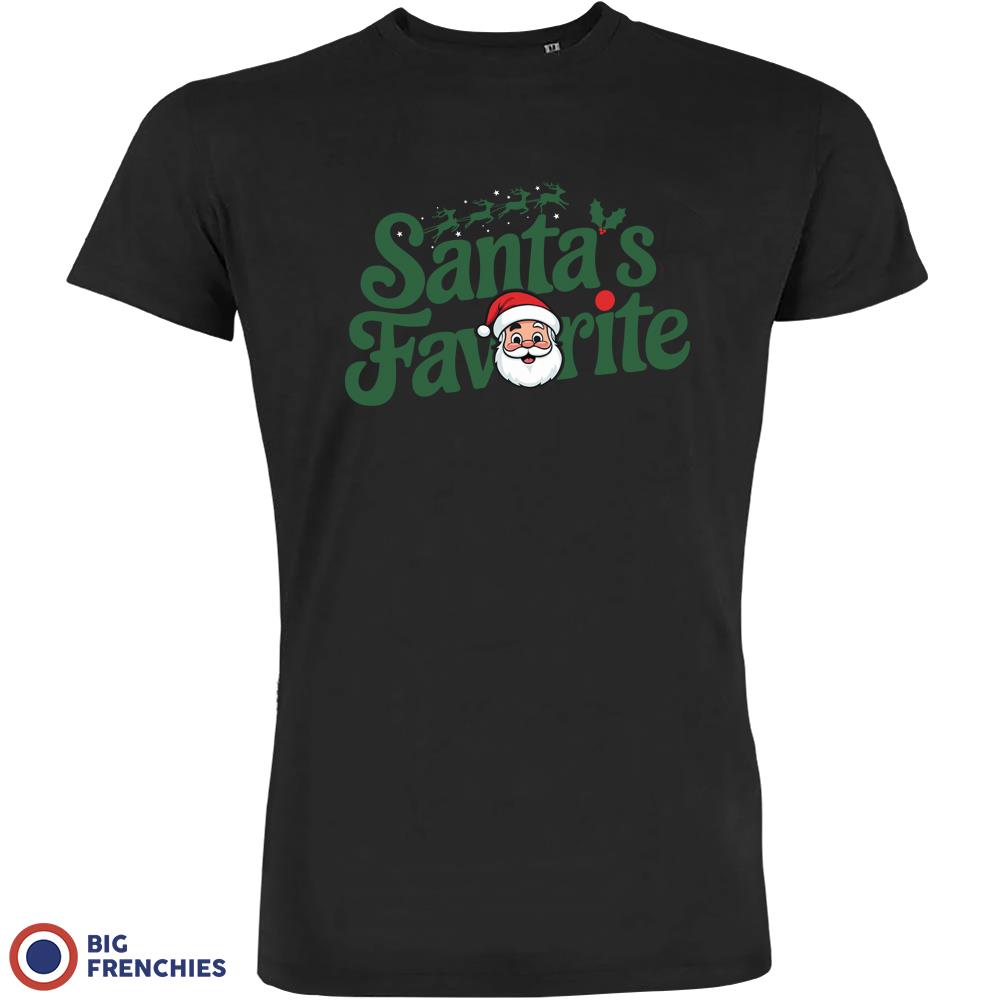 Santa's Favorite Christmas Men's Organic Cotton Tee