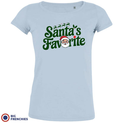 Santa's Favorite Christmas Women's Organic Cotton Tee