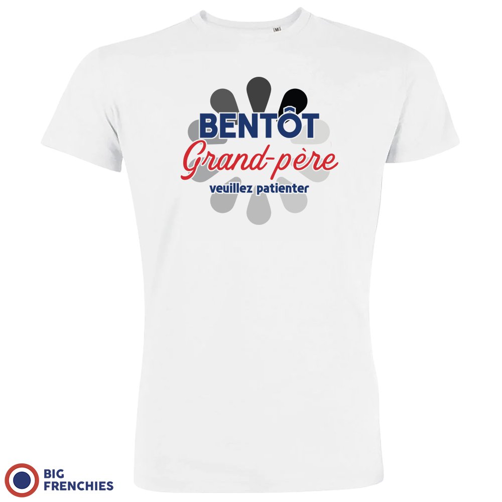 Bientôt Grand-père Veuillez Patienter Men's Organic Tee