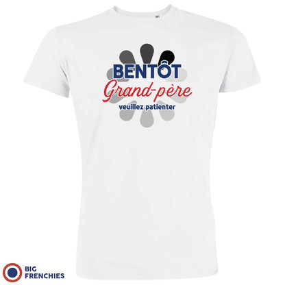 Bientôt Grand-père Veuillez Patienter Men's Organic Tee