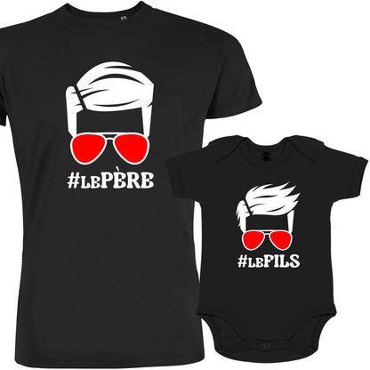 Le Père Le Fils Dad and Child Matching Organic Outfit