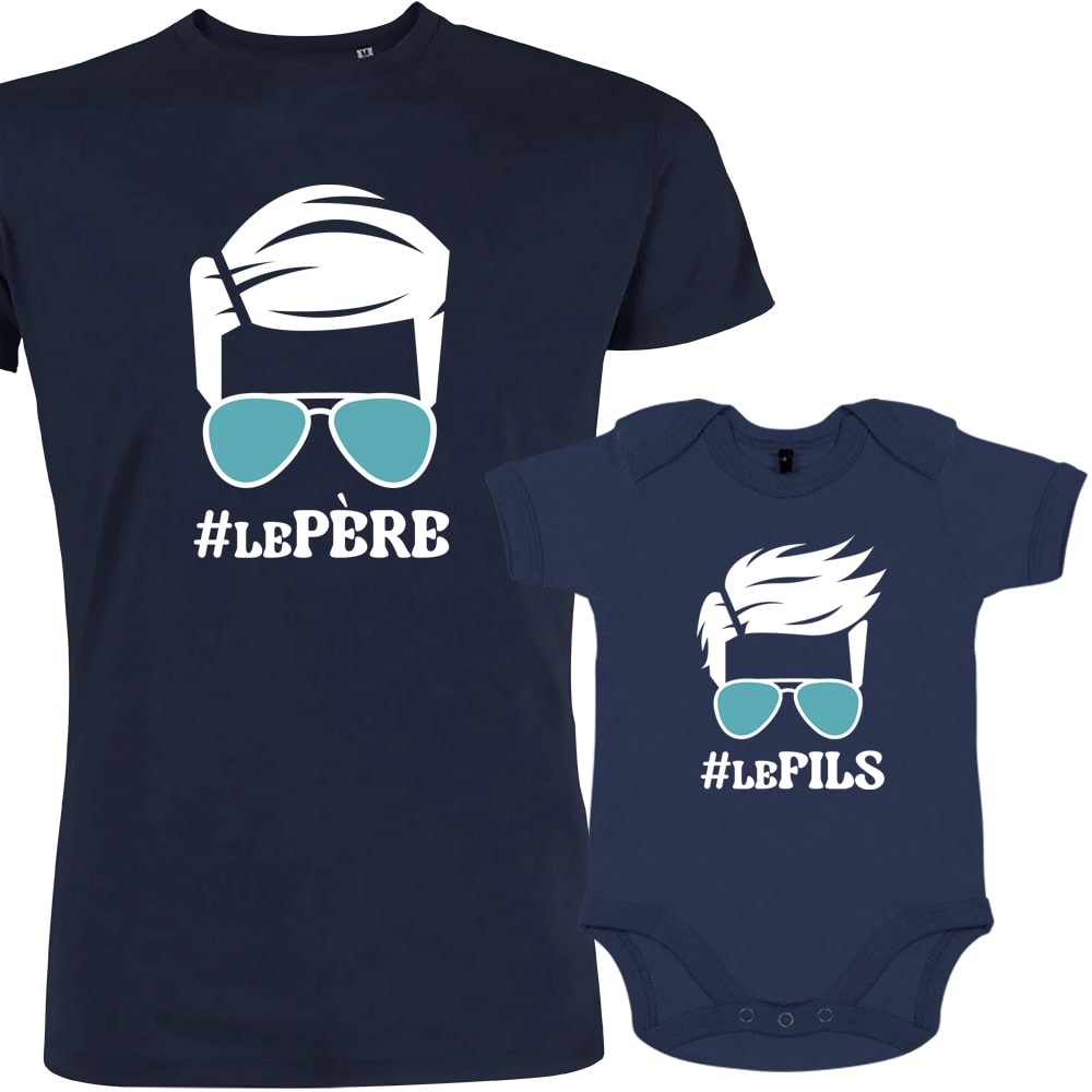 Le Père Le Fils Dad and Child Matching Organic Outfit