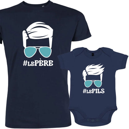 Le Père Le Fils Dad and Child Matching Organic Outfit