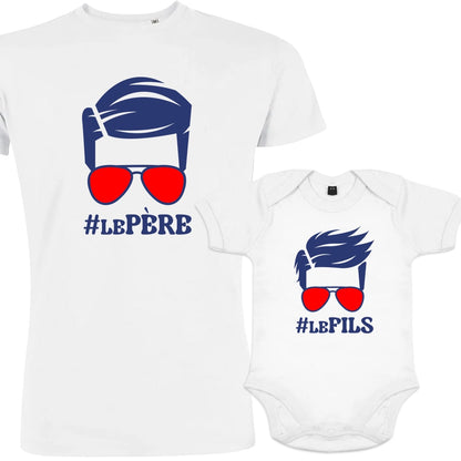 Le Père Le Fils Dad and Child Matching Organic Outfit