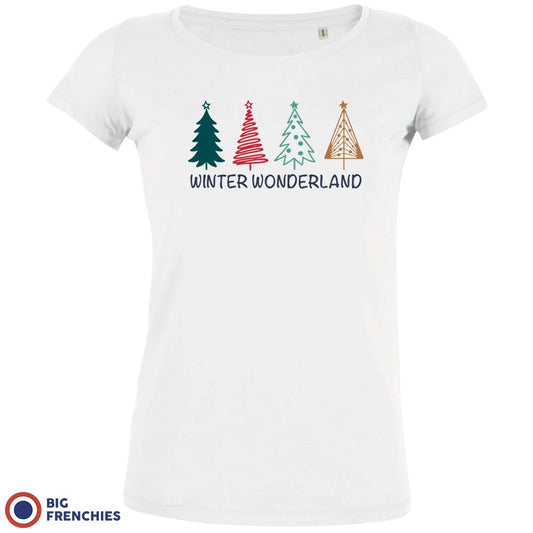 Winter Wonderland Christmas Women's Organic Cotton Tee