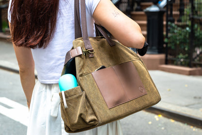 'The Daily' Packable Pet Carrier-M-Army