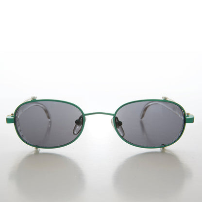 Cyber Punk Oval Vintage Sunglass - Mystery