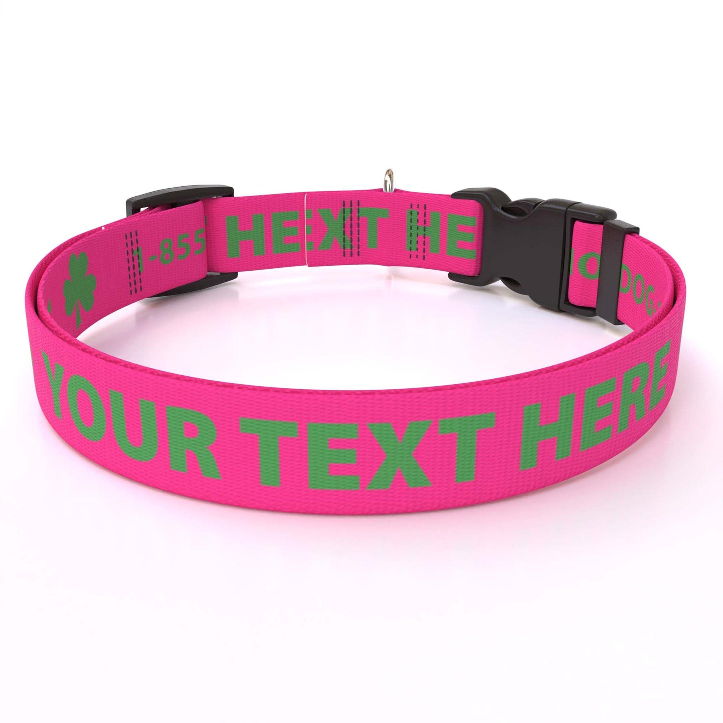 Personalized Solid Colored Side Release Collar