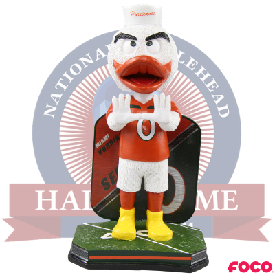 Sebastian the Ibis Miami Hurricanes Mascot Bobblehead