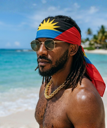Antigua & Barbuda Flag Bandana