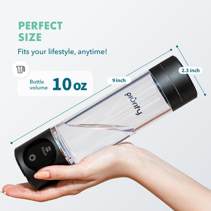 PIURIFY Hydrogenator® Hydrogen Water Bottle - Black