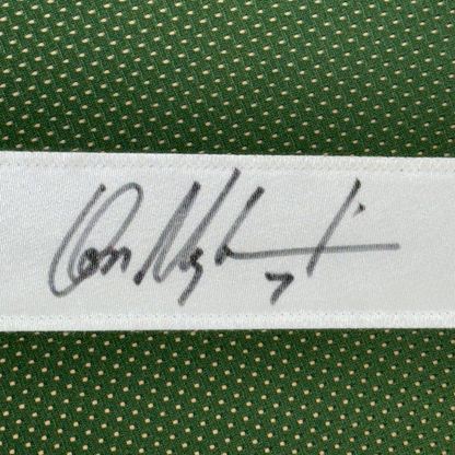 Framed Autographed/Signed Don Majkowski 35x39 Green Bay Green Football Jersey JSA COA