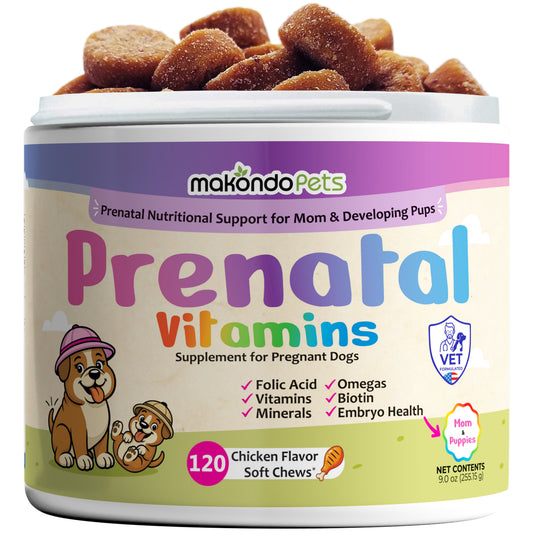 Dog Prenatal Vitamins - 120 Soft Chews