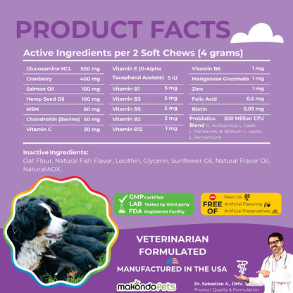Dog Prenatal Vitamins | All Breeds | 120 Soft Chews