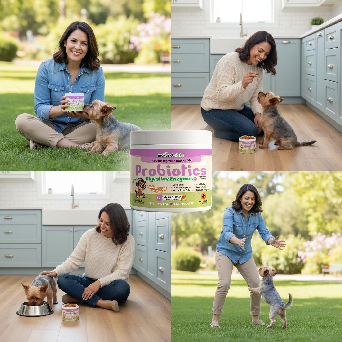 Dog Probiotics Digestive Enzymes - 120 Soft Chews