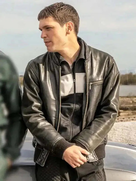 Malditos S01 Pablo Cobo Leather Jacket