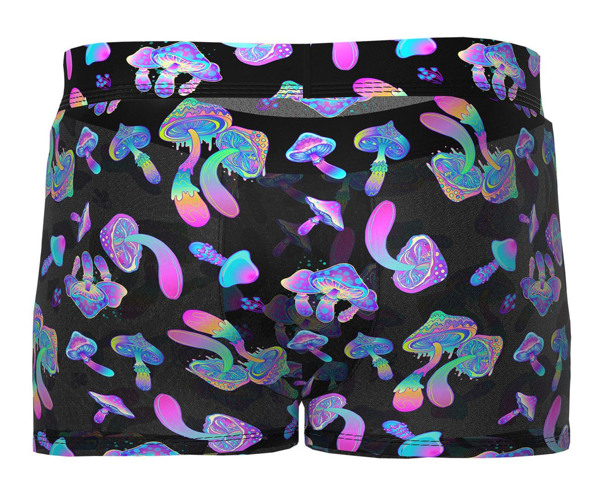 Male Power Men's Underwear 145-294 Hazy Dayz Pouch Short Color Mushrooms