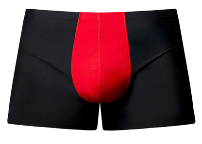 Male Power 154-300 Hot Mesh Pouch Short Color Black-Red